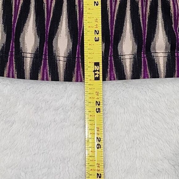 Roz & Ali Purple Geometric Print Sleeveless Top Size S - Picture 6 of 9